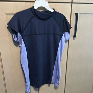 Patagonia Women's Navy Blue and Lavender Top
